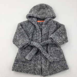 12-18-months Matalan Grey Fluffy Dressing Gown