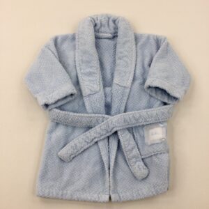 9-12-months - Blue Dresssing Gown (Faint Mark On Front)