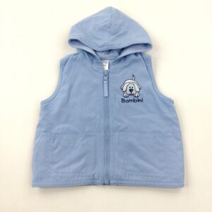 3-6-months BHS Dog Embroidered Blue Lightweight Gilet