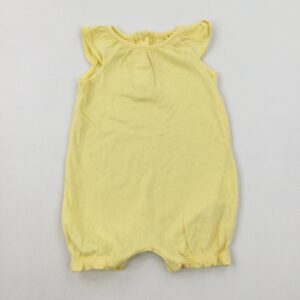 0-3-months TU Yellow Romper