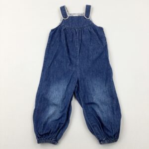 12-18-months H&M Mid Blue Denim Dungarees