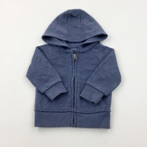 3-6-months Primark Blue Zip Through Hoodie