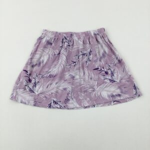 8-9-years H&M Tropical Leaves Lilac Jersey Skirt