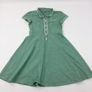 11-12-years TU Green Gingham School Dress