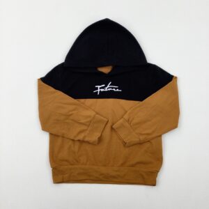18-24-months 'Future' Tan & Black Lightweight Hoodie