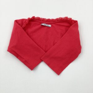 2-3-years Mayoral Frill Collar Pink Cropped Cardigan