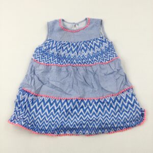 7-8-years George Patterned Light Blue Dress