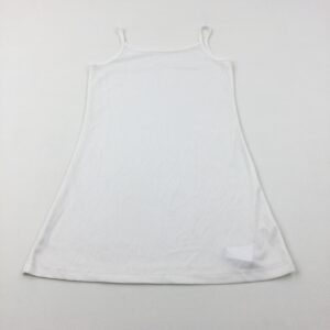 8-9-years - White Lightweight Dress (tiny spot on front)