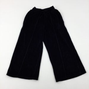 8-9-years George Black Velour Flared Trousers