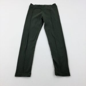 8-9-years Candy Couture Textured Forest Green Leggings