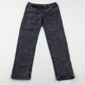 8-9-years - Little Kids - Black Denim Jeggings