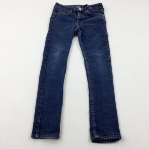 10-11-years H&M Dark Blue Denim Jeans - Adjustable Waist