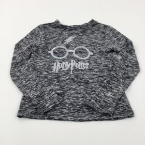 10-11-years Harry Potter Sequinned Mottled Grey Lightweight Jumper