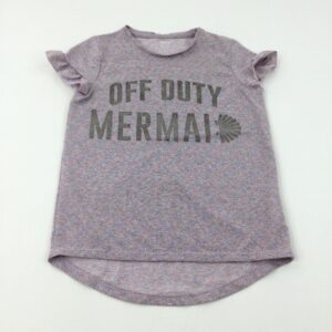 11-12-years F&F 'Off Duty Mermaid' Lilac T-Shirt