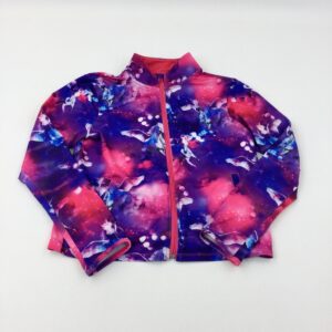 12-13-years Next Unicorns Stars Purple & Pink Zip Through Sports Jumper