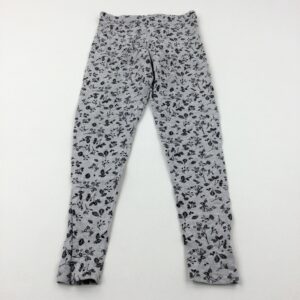 12-13-years Primark Flowers Grey Leggings