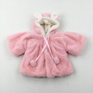 3-6-months - Pink Fluffy Jacket