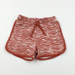 4-5-years George Patterned Brown & White Shorts