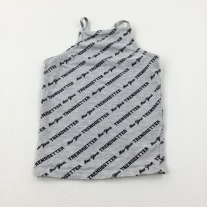 5-6-years George 'Trendsetter' Grey Vest Top