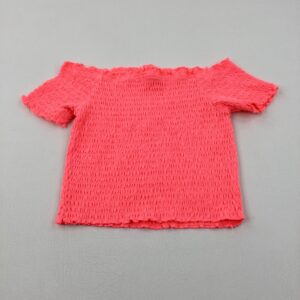 7-8-years Primark Textured Neon Pink Top