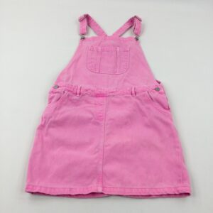 11-12-years Next Pink Denim Dungaree Dress