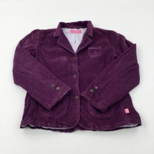 11-12-years - Purple Cord Jacket