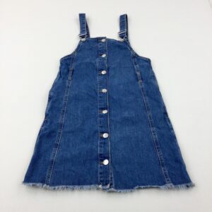 12-13-years Primark Mid Blue Denim Dungaree Dress