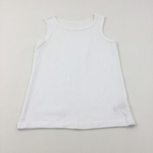 10-11-years F&F White Cotton Vest