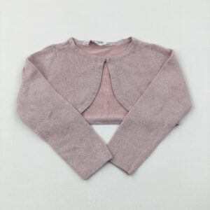 3-4-years H&M Sparkly Pink Cropped Cardigan