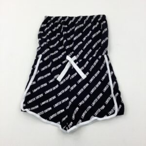 8-9-years Matalan 'Limited Edition' Black & White Jersey Strapless Playsuit