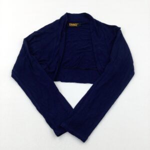 10-11-years Panzy - Navy Jersey Cropped Shrug
