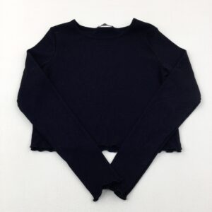 10-11-years George Textured Black Long Sleeve Top