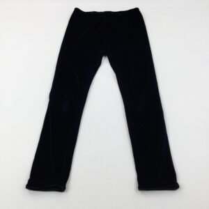 10-11-years TU Sparkly Black Velour Trousers (slightly worn knees)