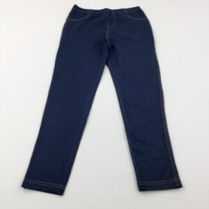 11-12-years Primark Dark Blue Denim Effect Leggings