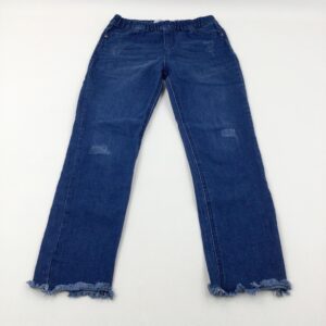 11-12-years Primark Distressed Mid Blue Denim Jeggings