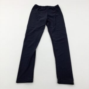 11-12-years Black Shiny Leggings