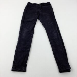 12-13-years Matalan Black Denim Jeans  - Adjustable Waist
