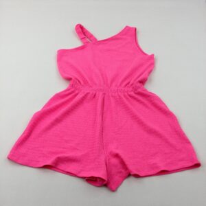 12-13-years Primark Textured Neon Pink Playsuit
