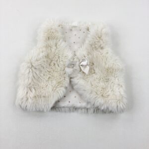18-24-months H&M White Fluffy Gilet