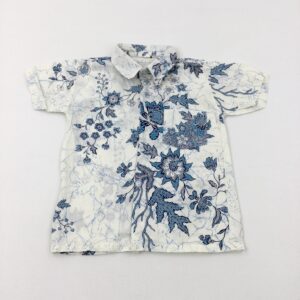 2-3-years - Flowers Cream Shirt