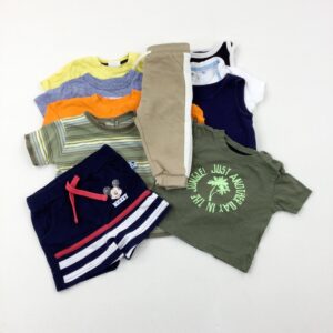 6-9-months Mixed brand bundle 10 Essential Baby Items