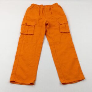 12-13-years - Ochenta - Orange Denim Cargo Trousers