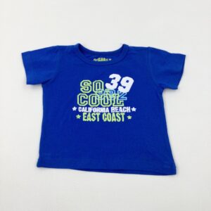 12-18-months Primark 'So Cool' Stars Blue T-Shirt