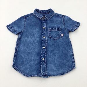 12-18-months Next Mid Blue Denim Shirt
