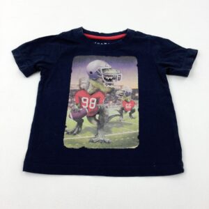 18-24-months Nutmeg Dinosaur Navy T-Shirt