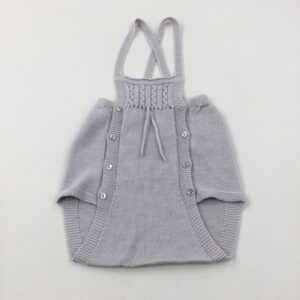 18-24-months - Grey Knitted Romper