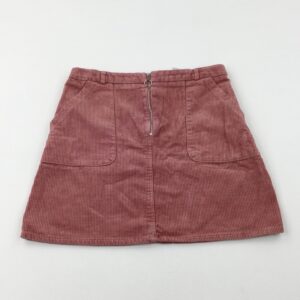 14-15-years Primark Pink Cord Skirt - Adjustable Waist