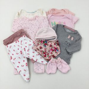 newborn-1st-size-up-to-1-month Mixed brand bundle 10 Essential Baby Items