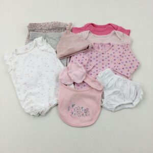 newborn-1st-size-up-to-1-month Mixed brand bundle 10 Essential Baby Items