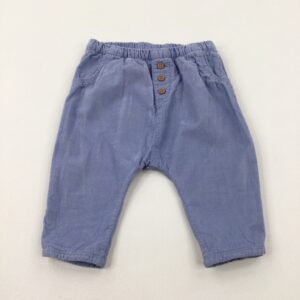 6-9-months Next Blue Lined Cord Trousers